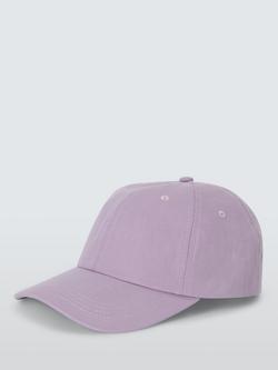 John Lewis Cotton Baseball Cap, Lilac - view 2, Lilac