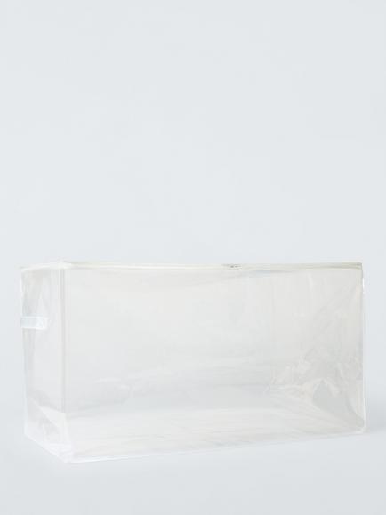 John Lewis Jumbo Storage Bag, Translucent, Translucent