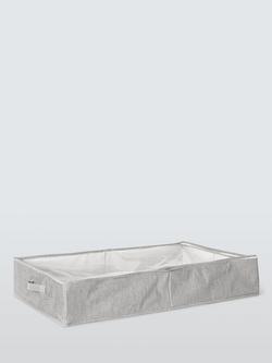 John Lewis Under Bed Storage Bag, Mid Grey, Mid Grey