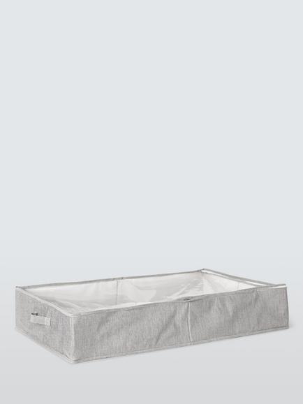 John Lewis Under Bed Storage Bag, Mid Grey, Mid Grey