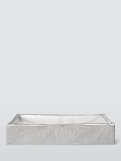 John Lewis Under Bed Storage Bag, Mid Grey - view 2, Mid Grey