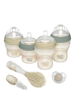 Vital Baby Nurture Breast-Like Bottles Starter Set, Multi