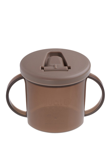 Vital Baby Hydrate Free Flow Cup, 200ml, Natural Stone, Natural Stone