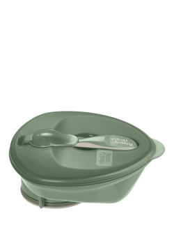Vital Baby Nourish Power Suction Bowl, Natural Moss, Natural Moss