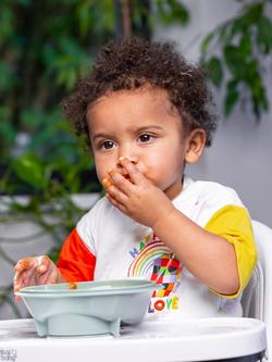 Vital Baby Nourish Power Suction Bowl, Natural Moss - view 2, Natural Moss