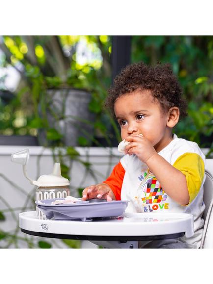 Vital Baby Nourish Power Suction Plate, Natural Moss - view 2, Natural Moss