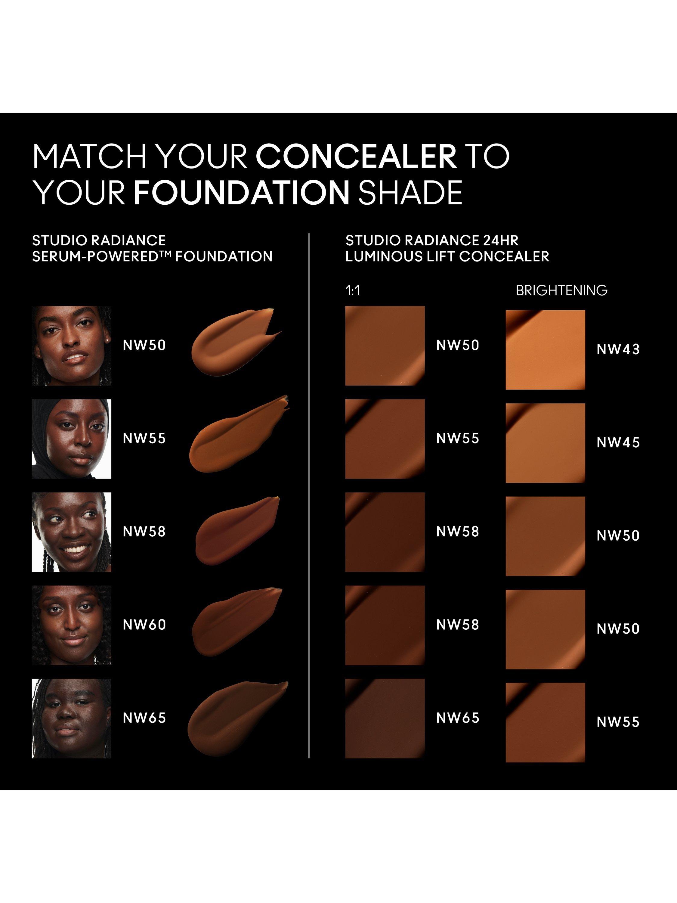 Product image 5 of 5, which shows MAC Studio Radiance 24HR Luminous Lift Concealer, NW58