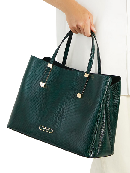 Dune London Dorry Grab Bag - view 2, Dark Green