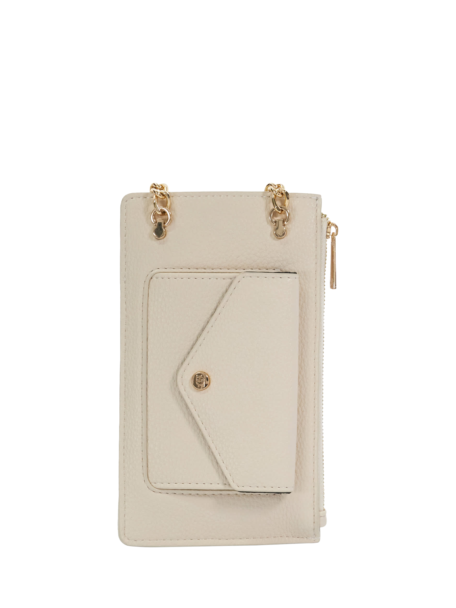 Product image 2 of 5, which shows Dune London Samely Crossbody Phone Pouch, Ecru