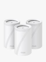 TP-Link Deco X50 Whole Home Mesh Wi-Fi System with Built-In Antivirus, AX3000, Pack of 3 TP-Link Deco X50 Whole Home Mesh Wi-Fi System with Built-In Antivirus, AX3000, Pack of 3