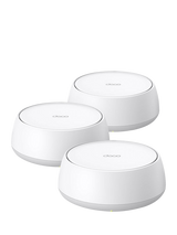 TP-Link Deco BE25 Whole Home Mesh Wi-Fi 7 System with Built-in Antivirus, BE3600, Pack of 3, White