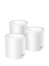 TP-Link Deco X1500 Whole Home Mesh Wi-Fi System with Built-In Antivirus, AX1500, Pack of 3, White