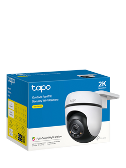 Tapo C510W Outdoor Pan & Tilt Smart Security Camera, White - view 2, White