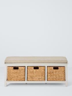 John Lewis Country Shoe Bench FSC-Certified (Acacia Wood), Greige - view 2, Greige