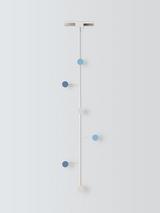 John Lewis Over the Door Vertical 6 Hook Set, Multi
