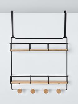 John Lewis Over the Organiser, Black, Black/Natural