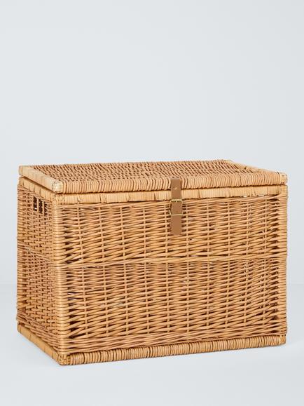 John Lewis Woven Willow Trunk, Light Natural, Large, Light Natural