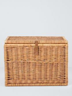 John Lewis Woven Willow Trunk, Light Natural, Large - view 2, Light Natural