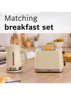 Bosch MyMoment Serene 4 Slice Toaster - view 2, Cream