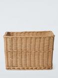 John Lewis Willow Log Basket, Light Natural