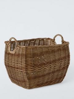 John Lewis Wicker Log Basket, Large