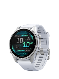 Garmin fēnix 8 GPS, 43mm, Multisport Smartwatch, White, White
