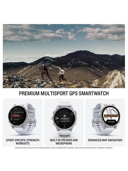 Garmin fēnix 8 GPS, 43mm, Multisport Smartwatch, White - view 2, White