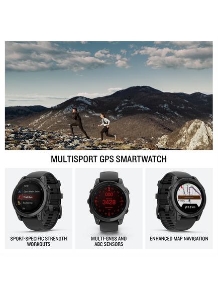 Garmin fēnix E GPS, 47mm, Multisport Smartwatch, Black - view 2, Black