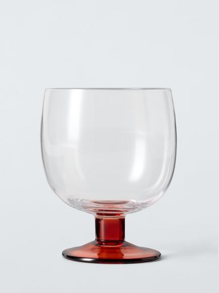 John Lewis Colour Stem Wine Glass, 300ml, Red, Red
