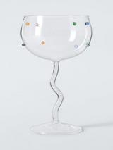 John Lewis Wiggle Stem Cocktail Glass, 355ml, Clear