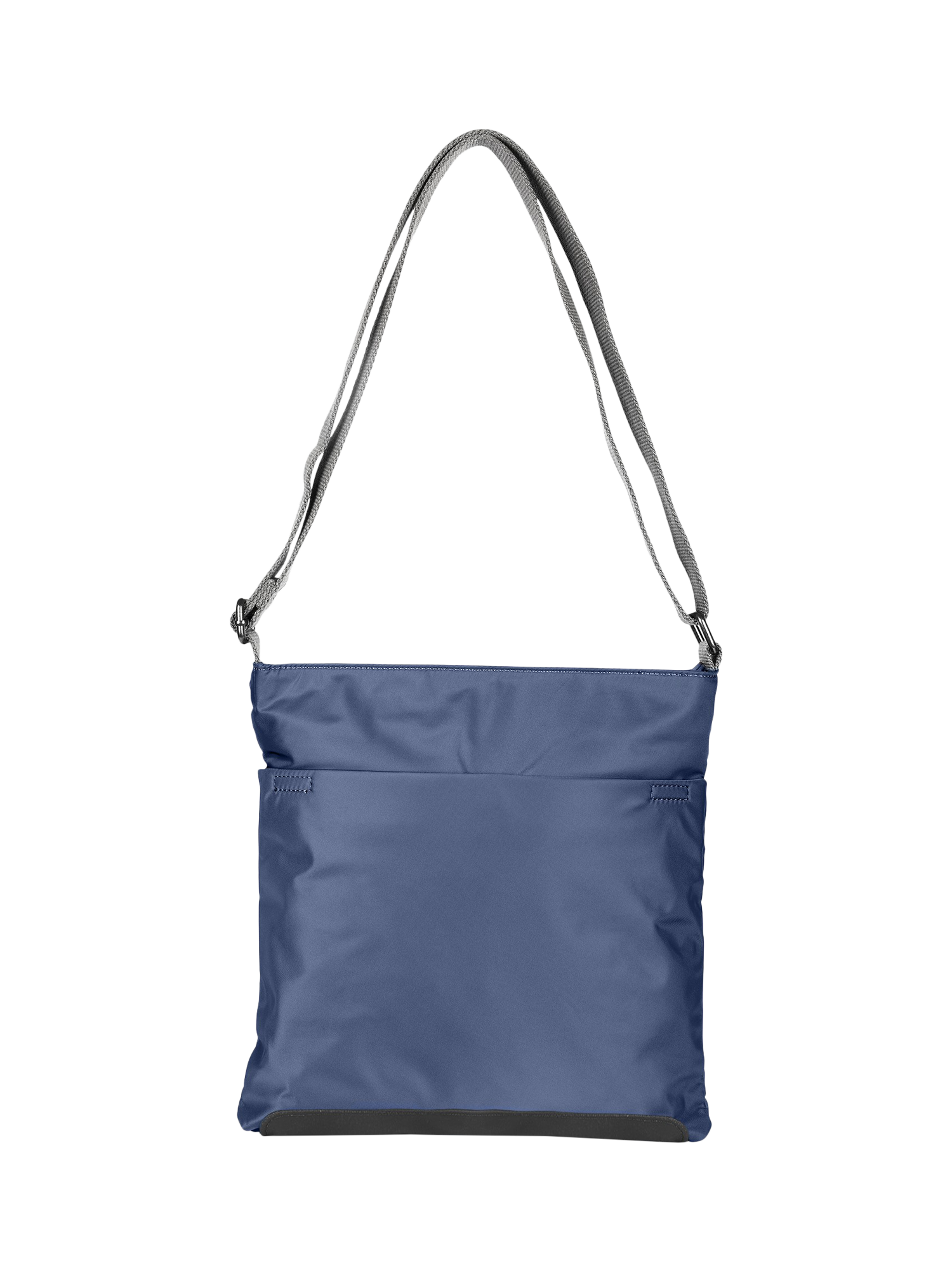 Product image 3 of 6, which shows ROKA London Kennington Recycled Nylon Crossbody Bag, Airforce Blue