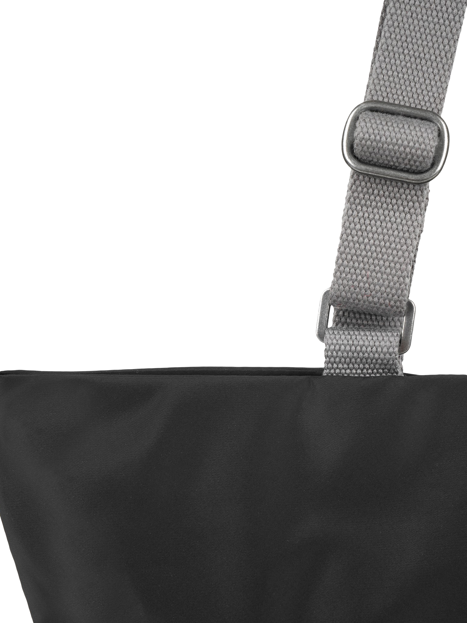 Product image 6 of 6, which shows ROKA London Trafalgar Recycled Nylon Tote Bag, 13.5L, Black