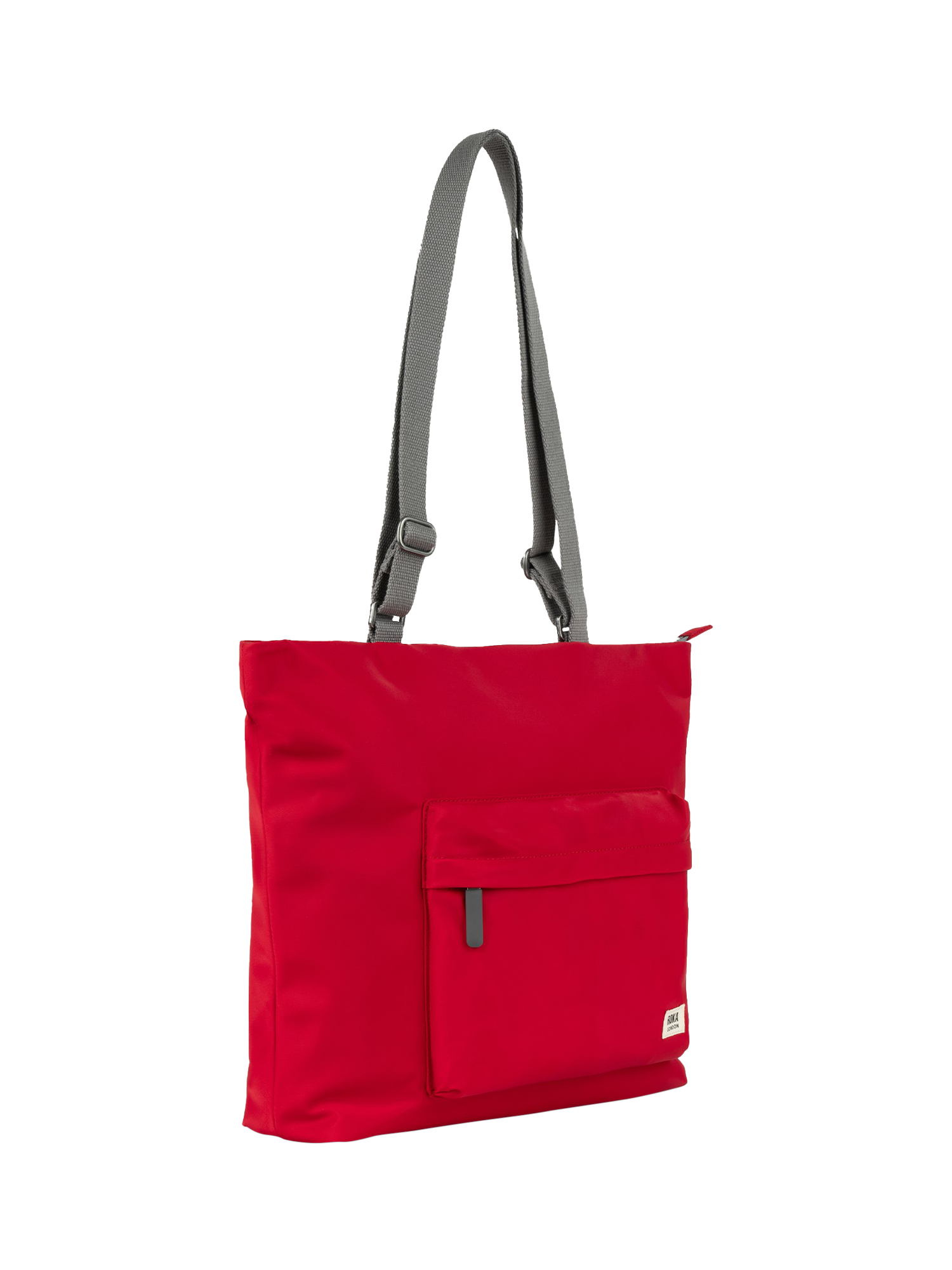 ROKA London Trafalgar Recycled Nylon Tote Bag 13.5L Cranberry