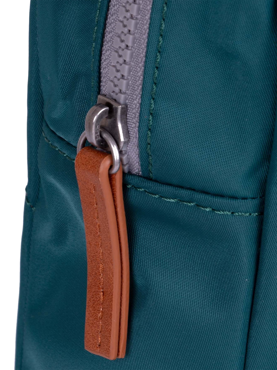 Product image 4 of 6, which shows ROKA London Willesden Recycled Nylon Sling Crossbody Bag, 4.5L, Teal