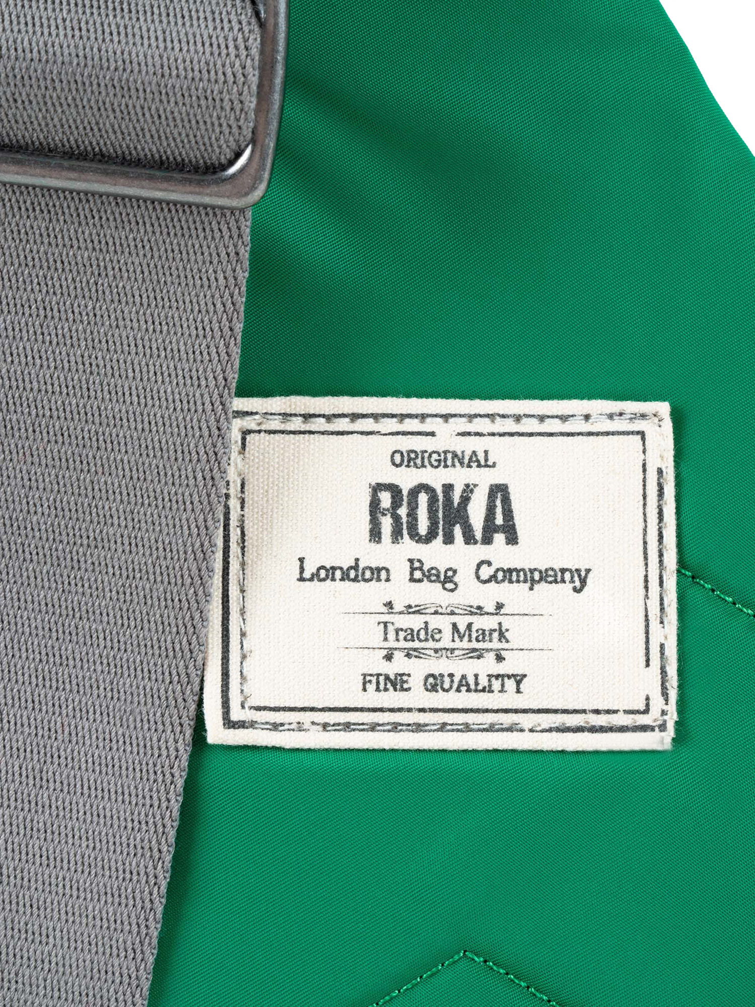 ROKA London Willesden Recycled Nylon Sling Crossbody Bag, 4.5L, Emerald