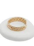 Jon Richard Polished Chain Stretch Bracelet