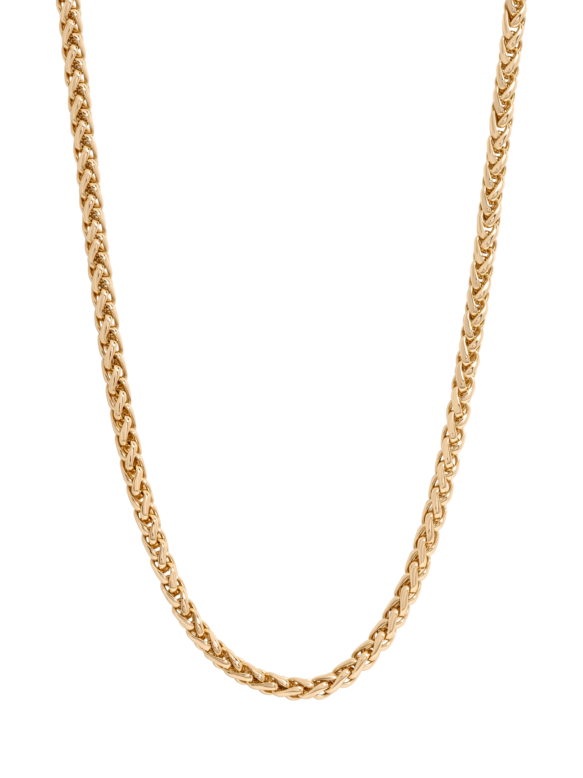 Product image 1 of 4, which shows Jon Richard Entwined Chain Necklace, Gold