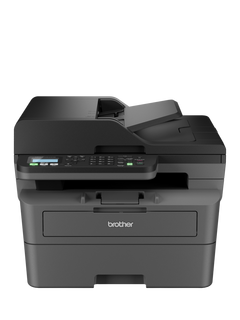Brother MFC-L2800DW Wireless All-in-One Mono Laser Printer & Fax Machine, Dark Grey