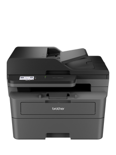 Brother MFC-L2860DWE Wireless All-in-One Mono Laser Printer & Fax Machine, Dark Grey