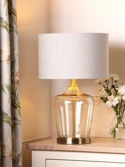 Laura Ashley Ockley Touch Table Lamp, Antique Brass, Antique Brass