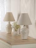 Laura Ashley Pussy Willow Ceramic Table Lamp, White