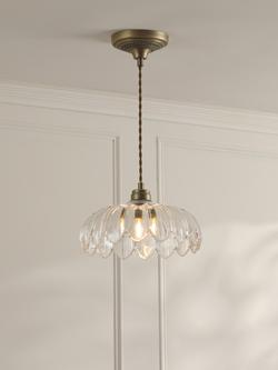 Laura Ashley Bexwell Pendant Ceiling Light, Antique Brass, Antique Brass