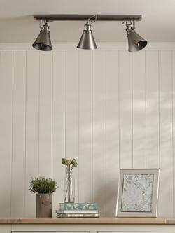 Laura Ashley Rufus Spotlight Bar, Nickel - view 2, Nickel