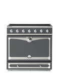 La Cornue CornuFe AlberTine 90cm Electric Range Cooker with Induction Hob, Graphite