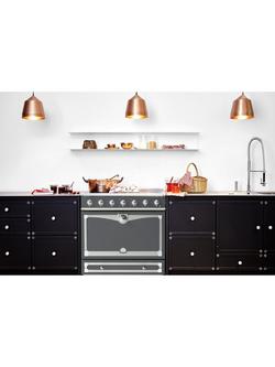 La Cornue CornuFe AlberTine 90cm Electric Range Cooker with Induction Hob - view 2, Graphite