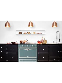 La Cornue CornuFe AlberTine 90cm Electric Range Cooker with Induction Hob - view 2, Ocean