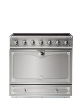 La Cornue CornuFe AlberTine 90cm Electric Range Cooker with Induction Hob, Stainless Steel