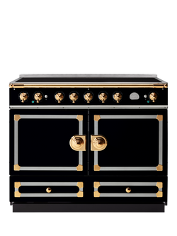 La Cornue CornuFe 110cm Electric Range Cooker with Induction Hob, Brilliant Black