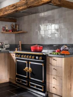 La Cornue CornuFe 110cm Electric Range Cooker with Induction Hob - view 2, Brilliant Black