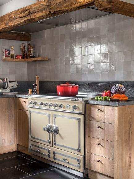 La Cornue CornuFe 110cm Electric Range Cooker with Induction Hob - view 2, Morning Dew